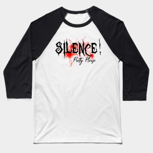 Silence Baseball T-Shirt